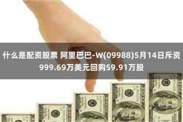 什么是配资股票 阿里巴巴-W(09988)5月14日斥资999.69万美元回购59.91万股